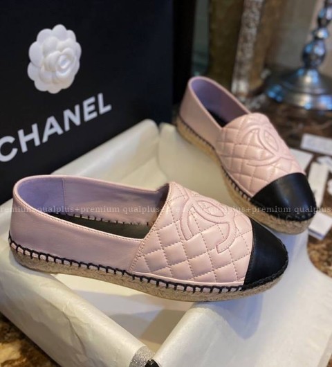 샤넬 CC 퀄팅 에스파드리유