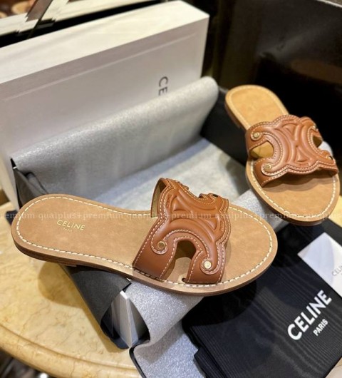 셀린느 트리오페 뮬 슬리퍼 여성용