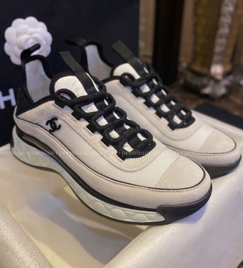 샤넬 믹스드파이버 스니커즈 여성용