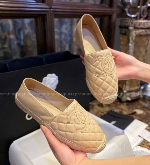 샤넬 CC 퀄팅 에스파드리유