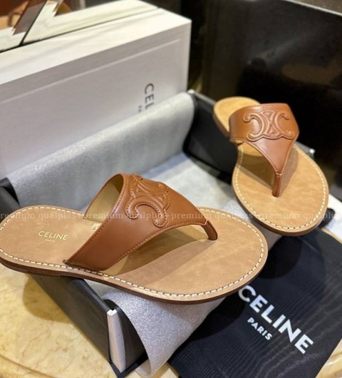 셀린느 트리오페 쪼리 슬리퍼