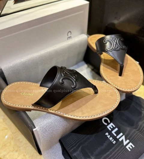 셀린느 트리오페 쪼리 슬리퍼