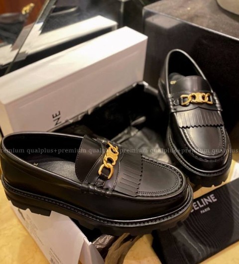 셀린느 트리오페 체인 마거릿 로퍼 여성용