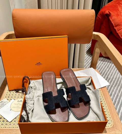 에르메스 오란 샌들 슬리퍼 여성용