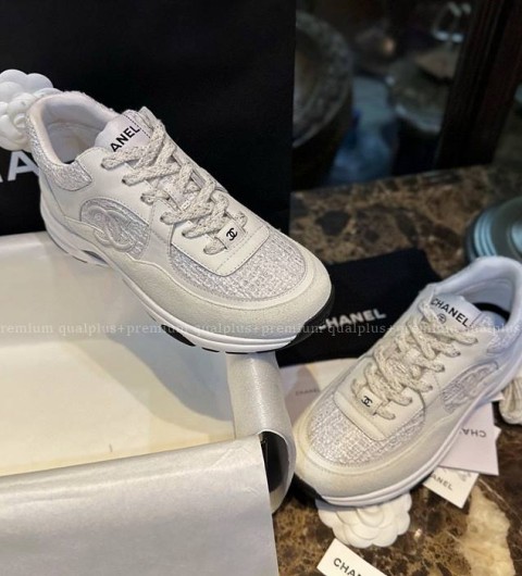 샤넬 CC 크루즈 테니스 스니커즈 여성용