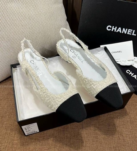 샤넬 트위드 슬링백 여성용