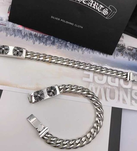 [국내배송] 크*하츠 체인 더블 플로랄 925 실버팔찌