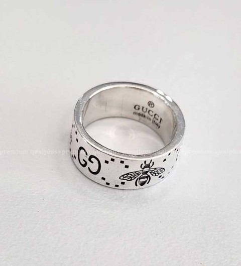 [국내배송] 구* 925 실버 gg로고 꿀벌반지