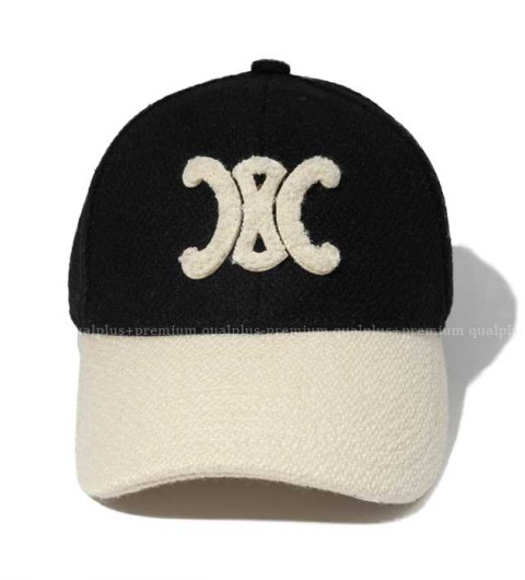 [국내배송] 셀*느 트리오페 로고 볼캡 (화이트네이비)