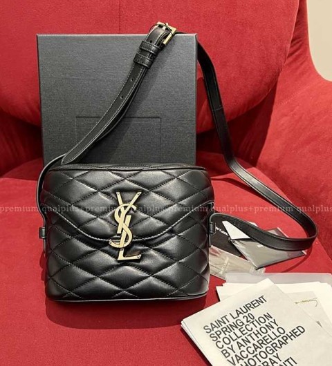 입생로랑 퀄팅 JUNE 박스 숄더백