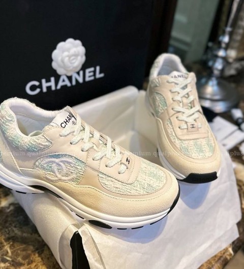 샤넬 CC 크루즈 테니스 스니커즈 여성용