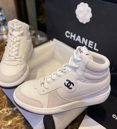 샤넬 CC 하이탑 스니커즈 여성용