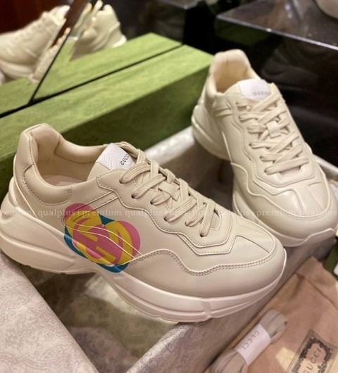 구찌 하트 라이톤 스니커즈 여성용