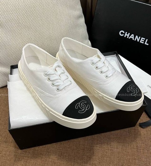 샤넬 레이스업 스니커즈 여성용