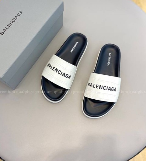 발렌시아가 슬라이드 슬리퍼 남성용