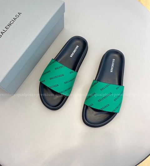 발렌시아가 슬라이드 슬리퍼 남성용