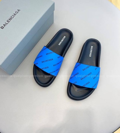 발렌시아가 슬라이드 슬리퍼 남성용