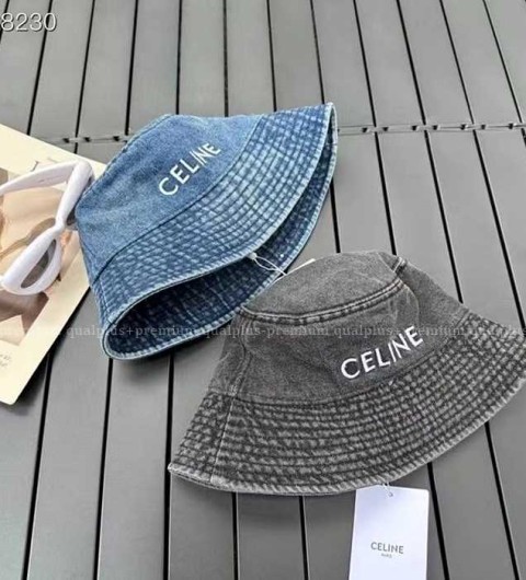 [국내배송] 셀*느 로고 자수  데님 버킷햇 (2color)