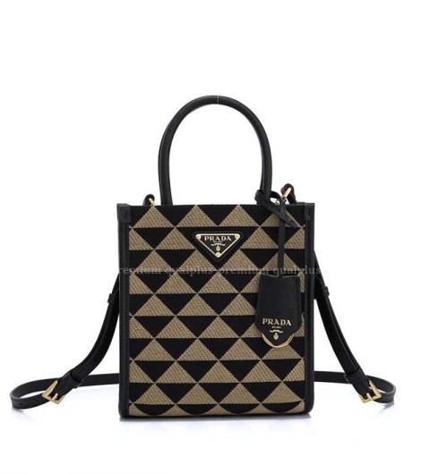 [국내배송] 프*다 심볼 자카드 패브릭 마이크로백