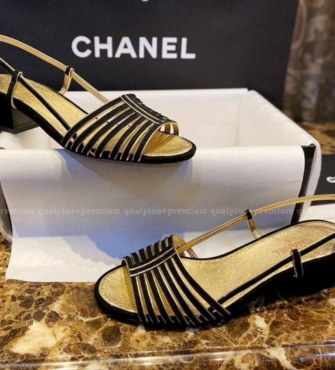 샤넬 스트랩 샌들 여성용