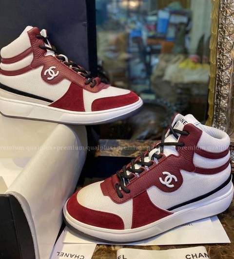 샤넬 CC 하이탑 스니커즈 여성용