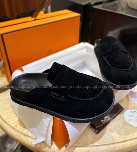 에르메스 고 뮬 로퍼 여성용