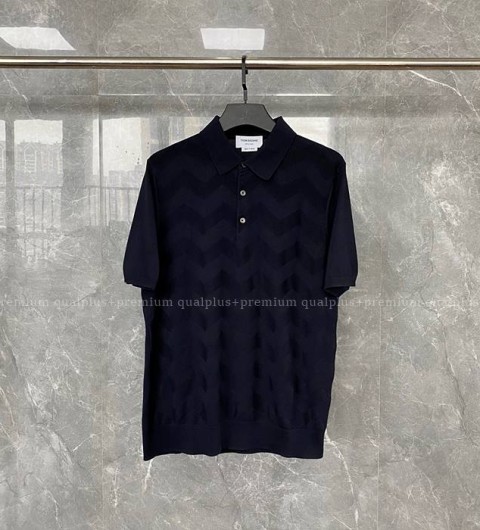 톰브라운 폴로 니트 반팔