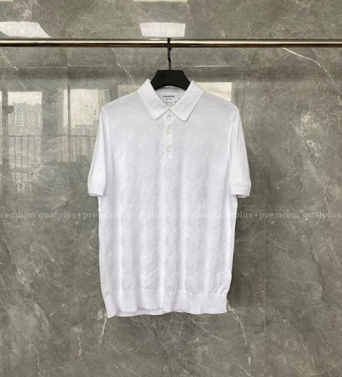 톰브라운 폴로 니트 반팔