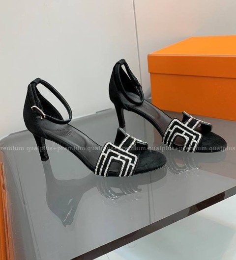 에르메스 프리미어 70 샌들 힐 여성용 7.5cm