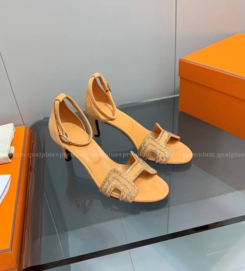 에르메스 프리미어 70 샌들 힐 여성용 7.5cm