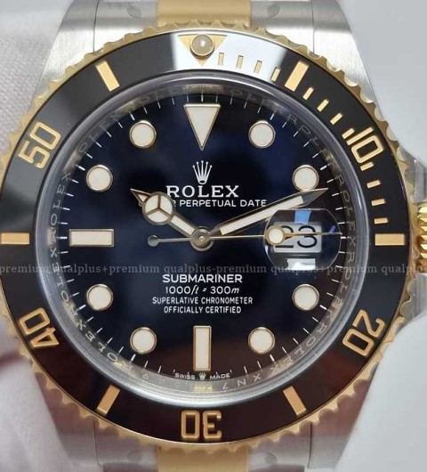 [국내배송][Clean공장] 롤렉스 서브마리너 데이트 126613LN 18K 옐로우골드 도금 콤비 흑콤 신형 41mm 로렉스