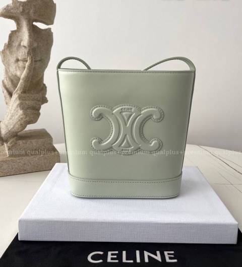 셀린느 10L433 퀴르 트리오페 버킷 숄더백 미니