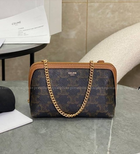 셀린느 10E382 체인 클러치 숄더백