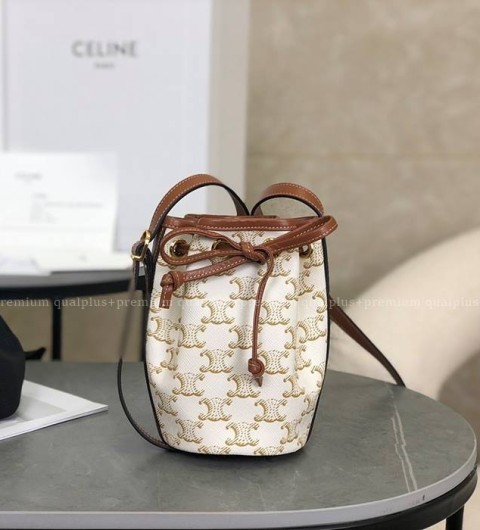 셀린느 10H492 드로우스트링 숄더백 마이크로