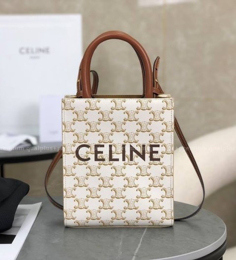 셀린느 194372 버티컬 카바스 핸드백 미니