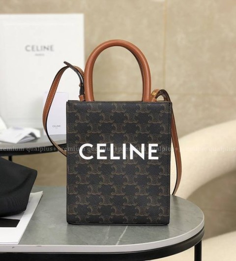 셀린느 194372 버티컬 카바스 핸드백 미니