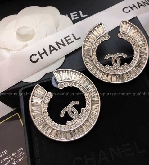 샤넬 CC 더블 이어링 귀걸이