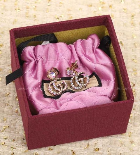 구찌 더블 G 크리스털 귀걸이