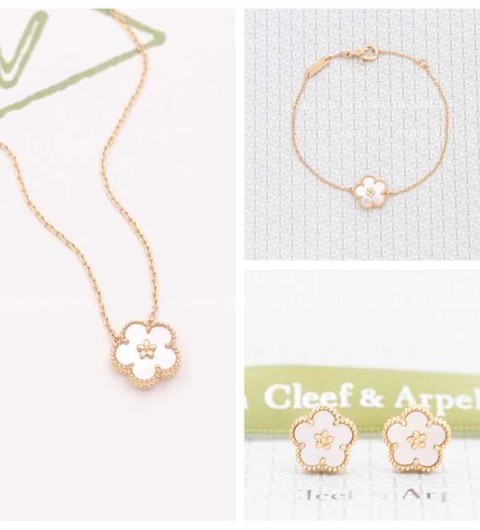 [국내배송] 반*리프 럭키스프링블로썸 팔찌