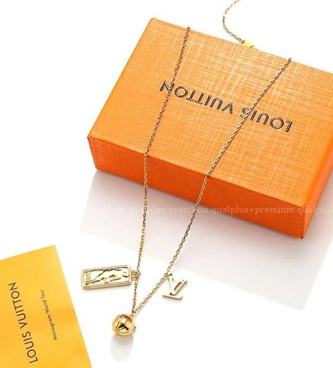 루이비통xNBA 골드볼 목걸이