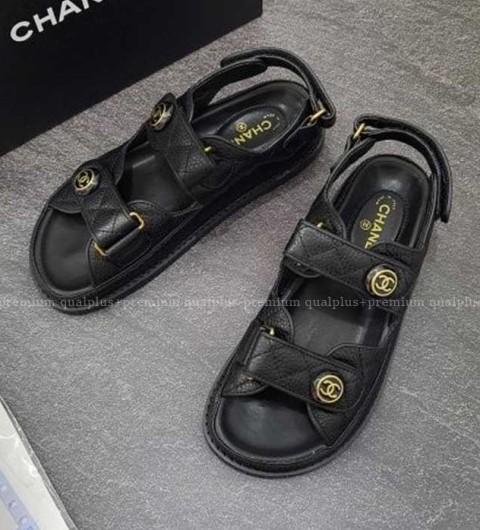 [국내배송] 샤* CC 샌들 블랙