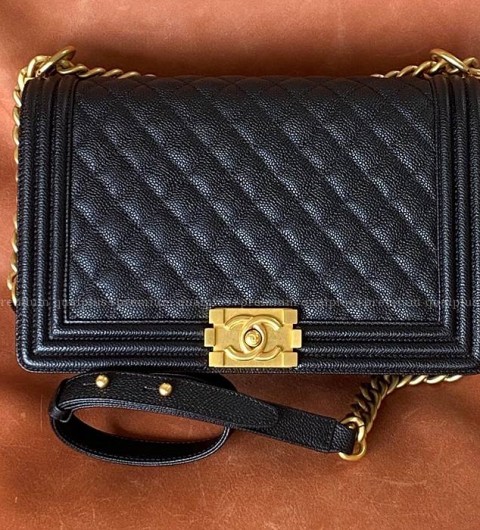 샤넬 보이백 숄더백 라지