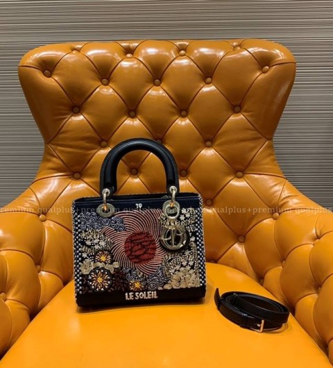 디올 LADY D-LITE 디라이트 레이디백 미듐