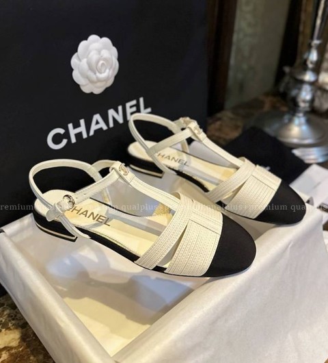 샤넬 스웨이드 오픈 슈즈 여성용