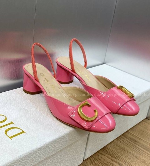 디올 C'est D*OR 슬링백 펌프스 여성용 3.5cm