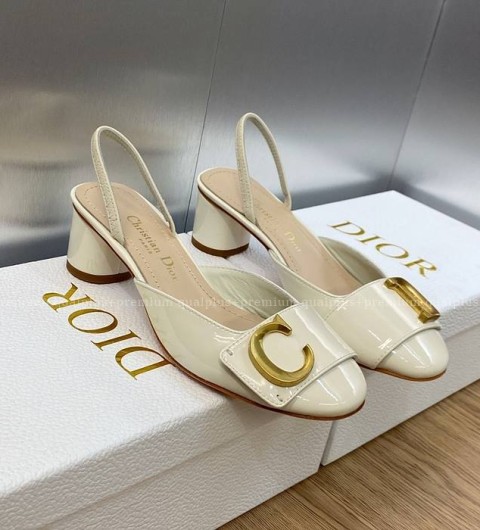 디올 C'est D*OR 슬링백 펌프스 여성용 3.5cm