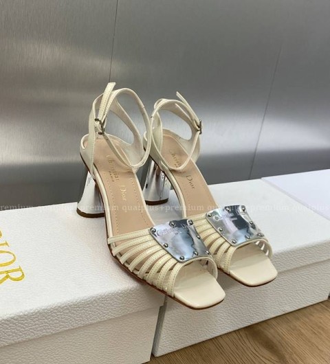 디올 La Parisienne 라 파리지엔 샌들 힐 여성용 8.5cm