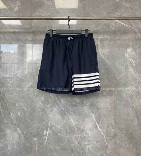 톰브라운 4-바 나일론 비치 반바지