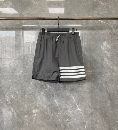 톰브라운 4-바 나일론 비치 반바지