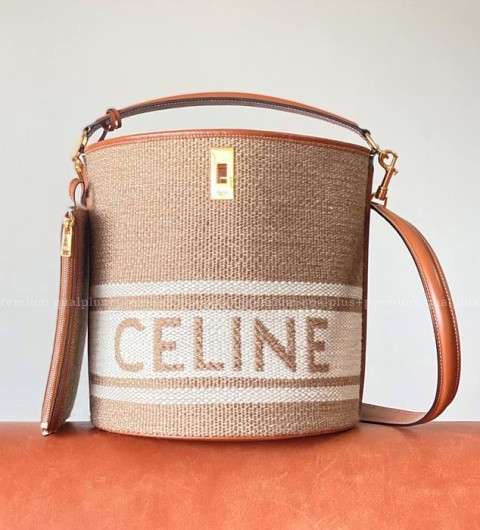 셀린느 텍스타일 버킷 16 핸드백